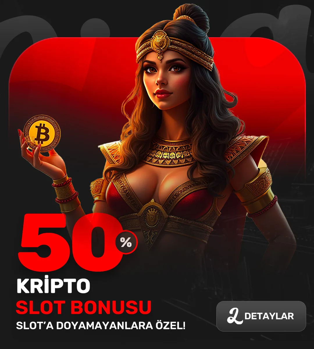 %50 kripto slot bonusu